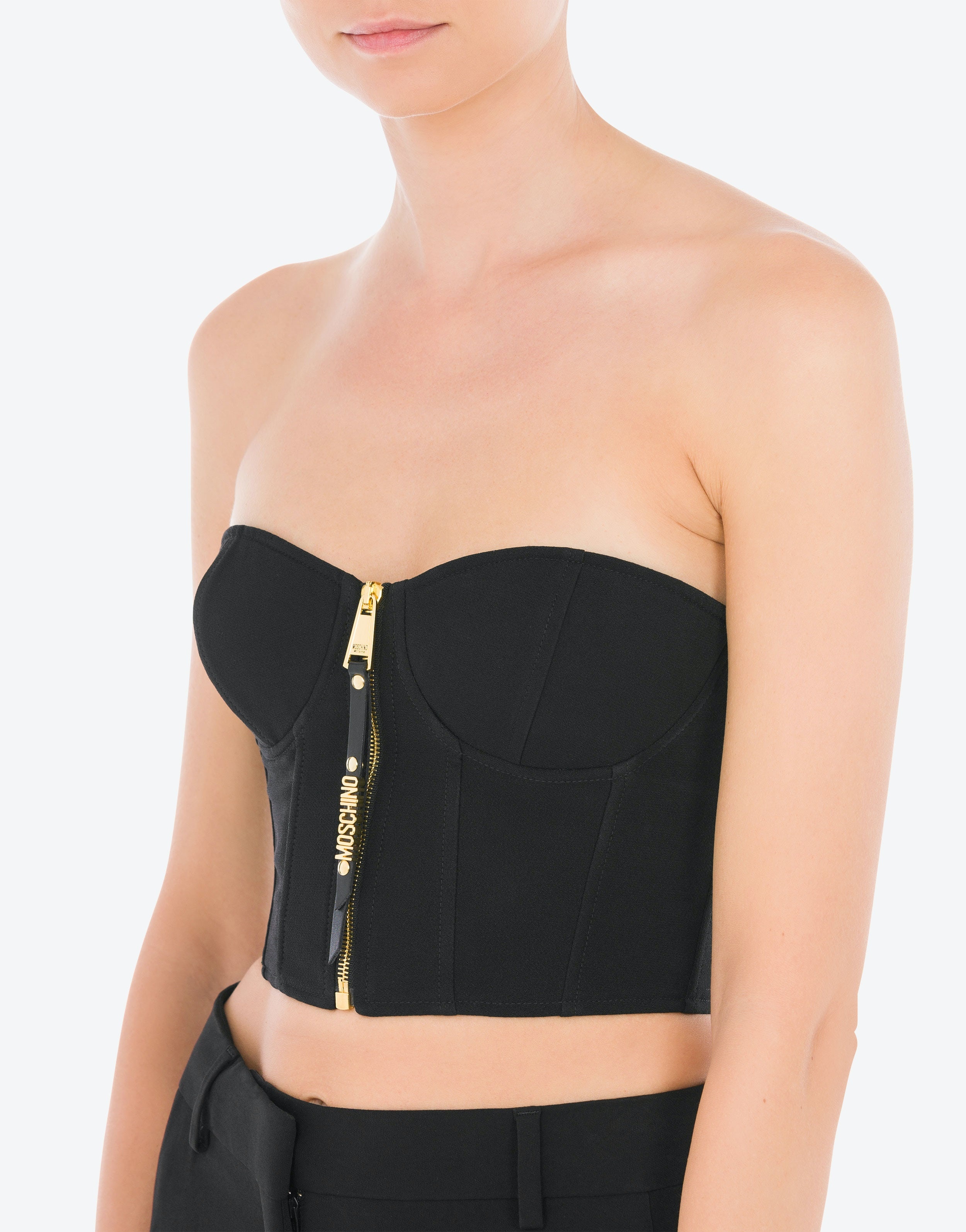 ENVERS SATIN CROP TOP - 4