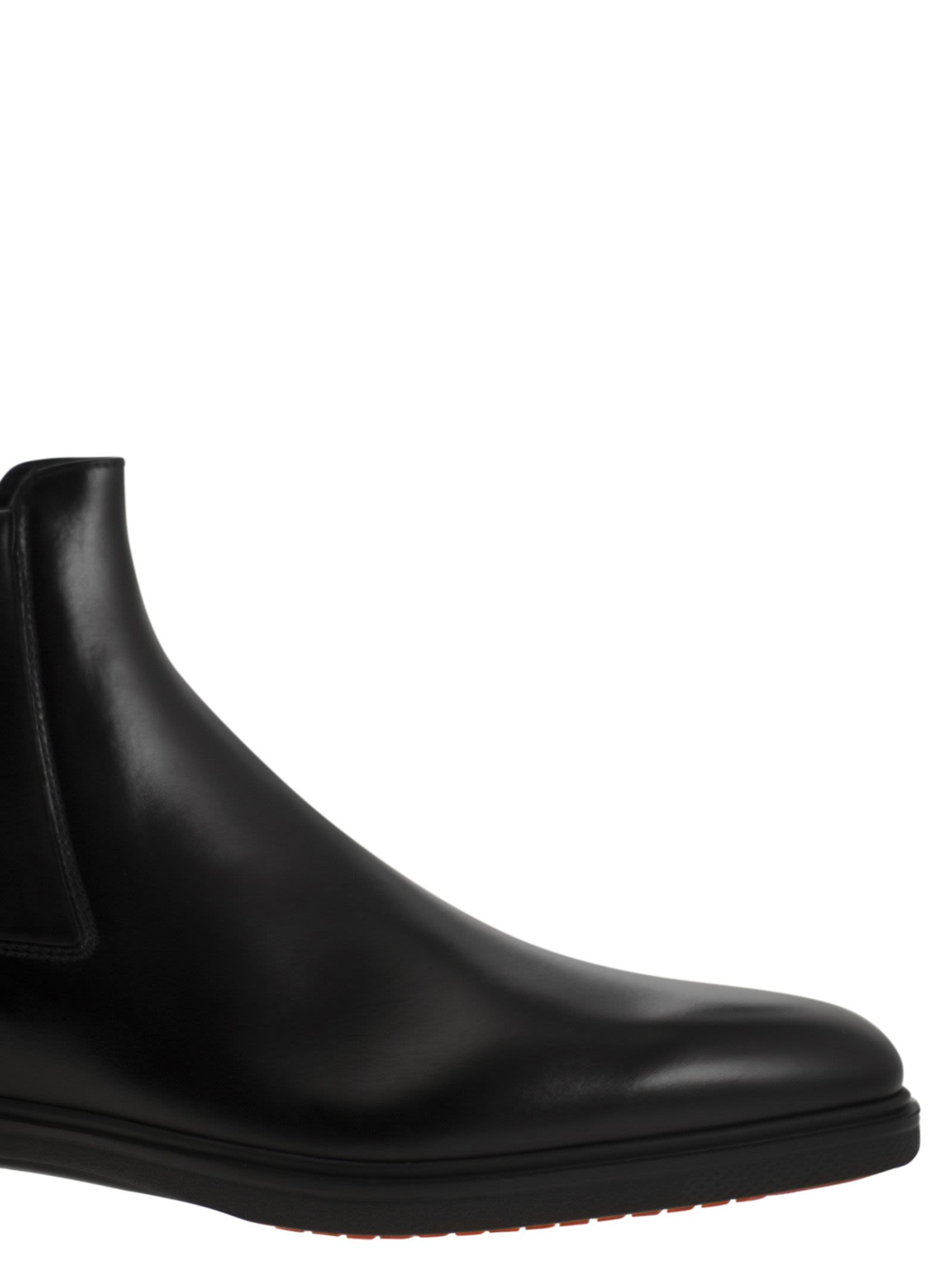 Santoni Men Easy Leather Boot - 6