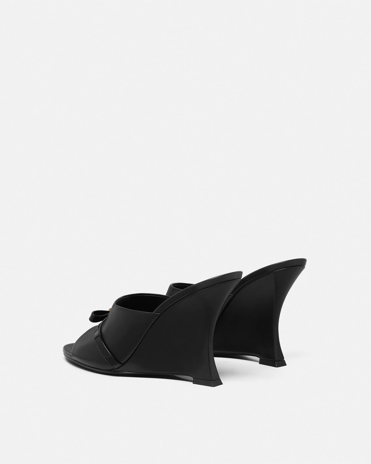 Gianni Ribbon Wedge Mules 3.7" / 95 mm - 4