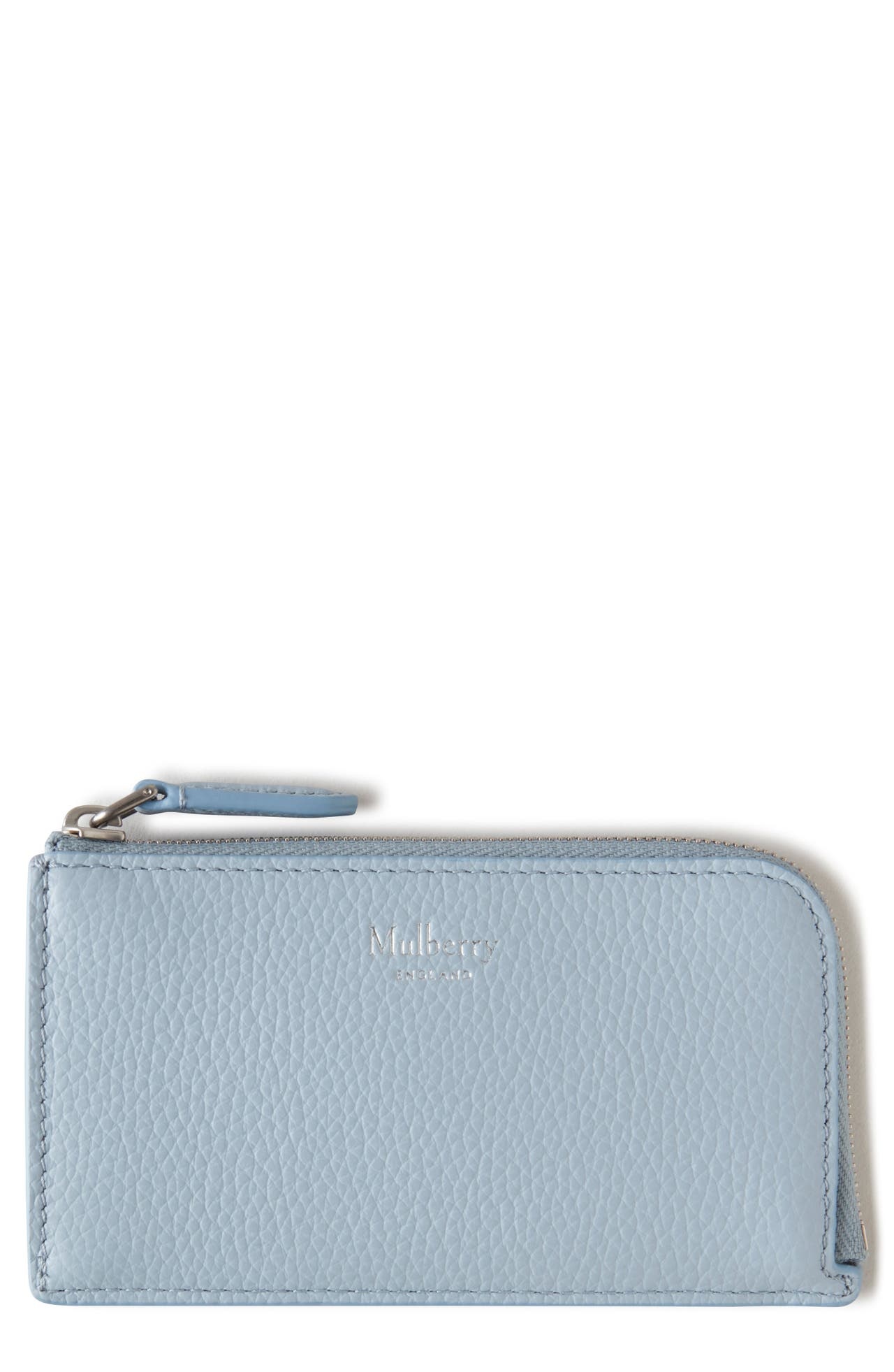 Mulberry Continental Leather Zip Pouch in Poplin Blue at Nordstrom - 1