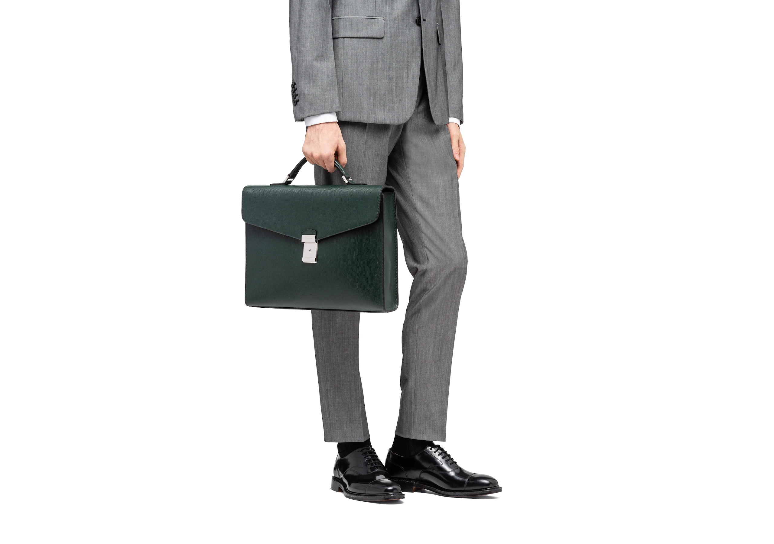 Warwick
St James Leather Briefcase Emerald - 6