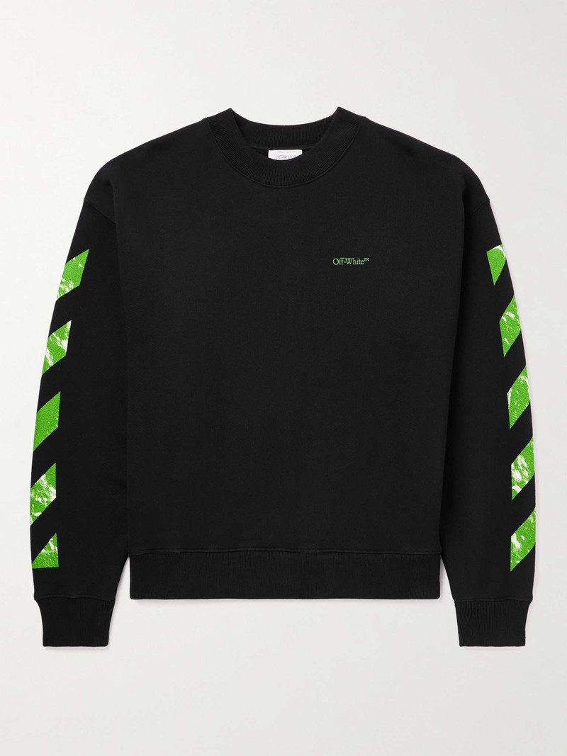 Logo-Print Cotton-Jersey Sweatshirt - 1