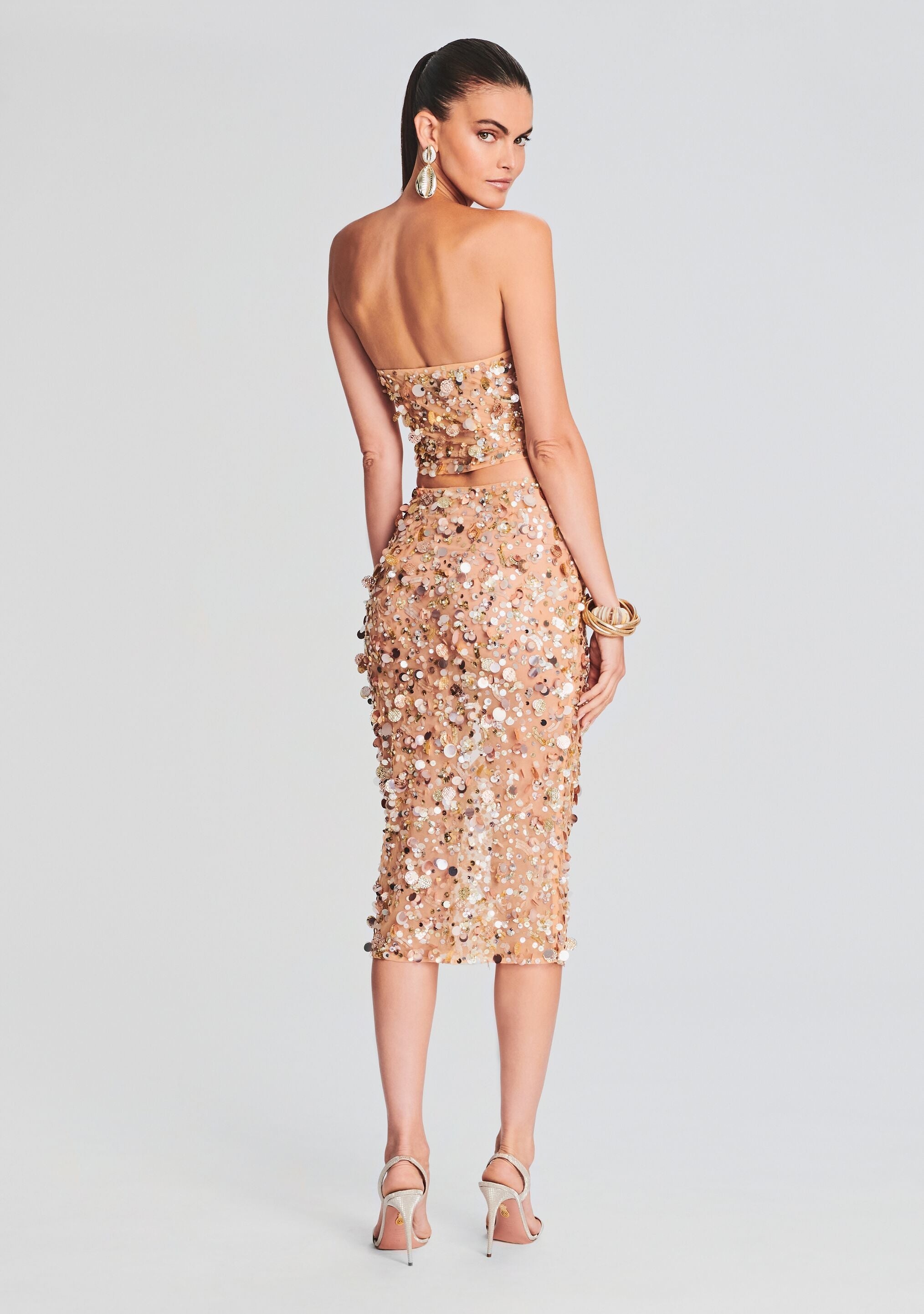 MIRAGE EMBELLISHED SKIRT - 4