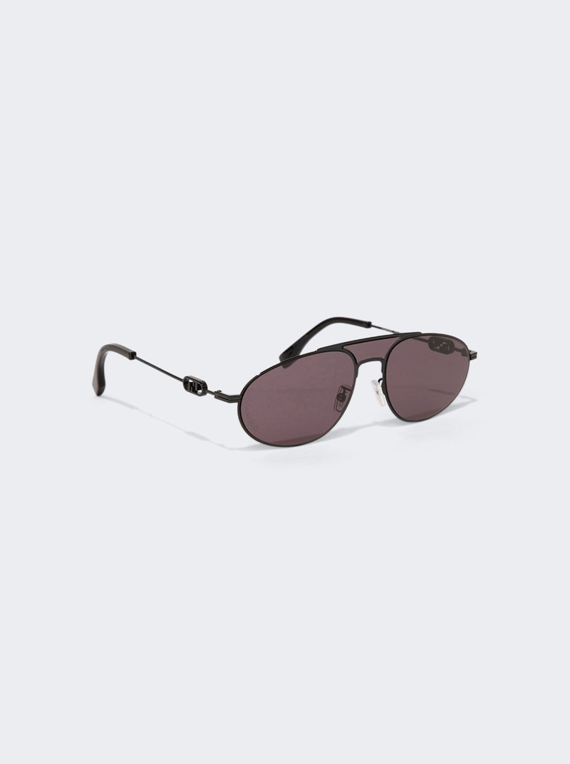 Classic Sunglasses Shiny Black And Smoke 4