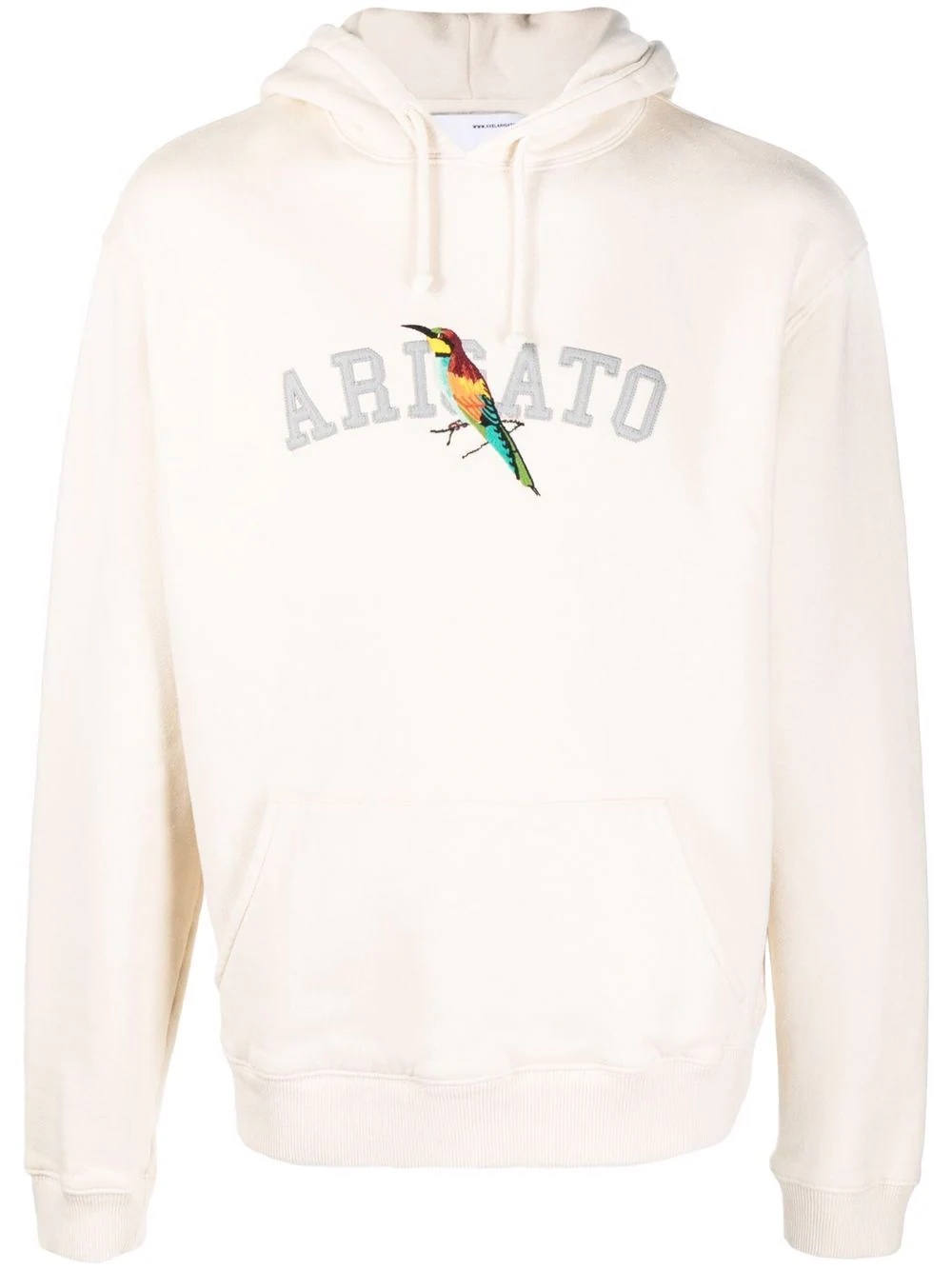 logo print hoodie - 1