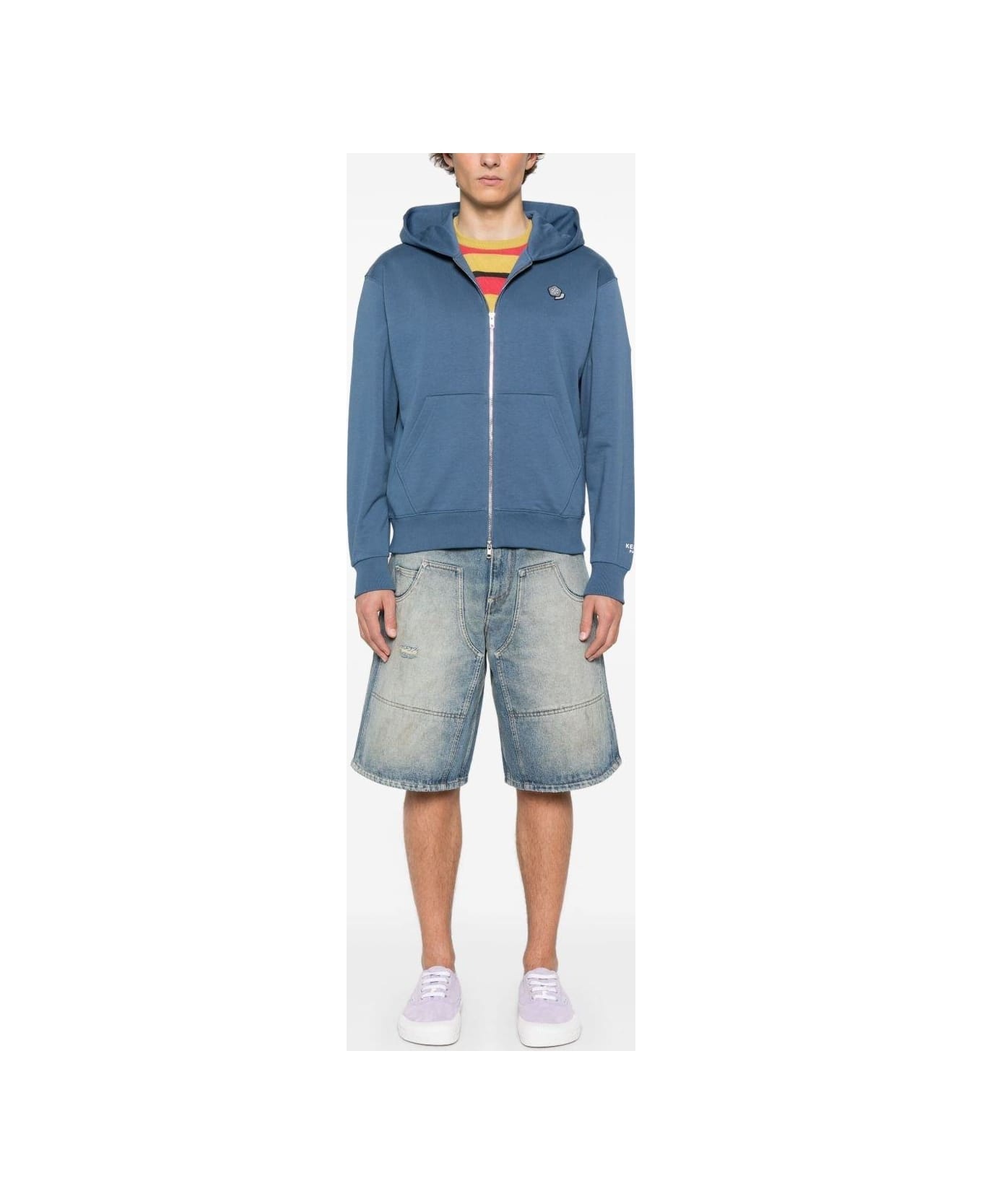 Zip-up Hoodie Sweater - 4