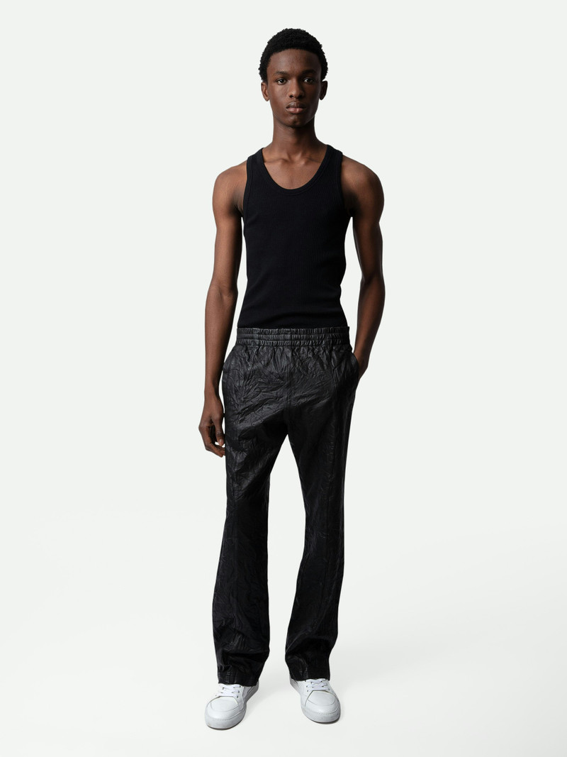 Zadig & Voltaire Pacha Crinkled Leather Pants outlook