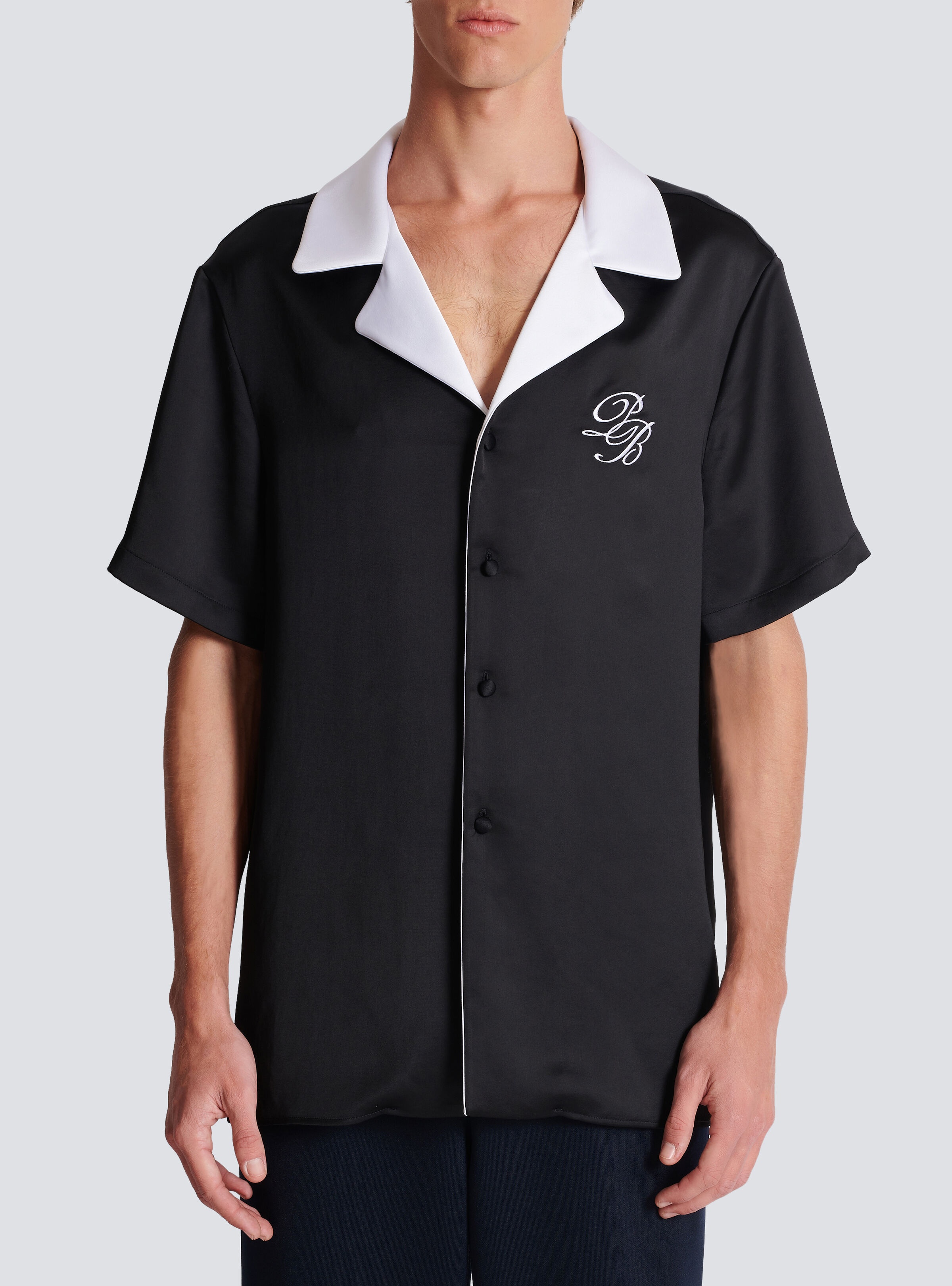 PB Signature satin short-sleeved shirt - 5