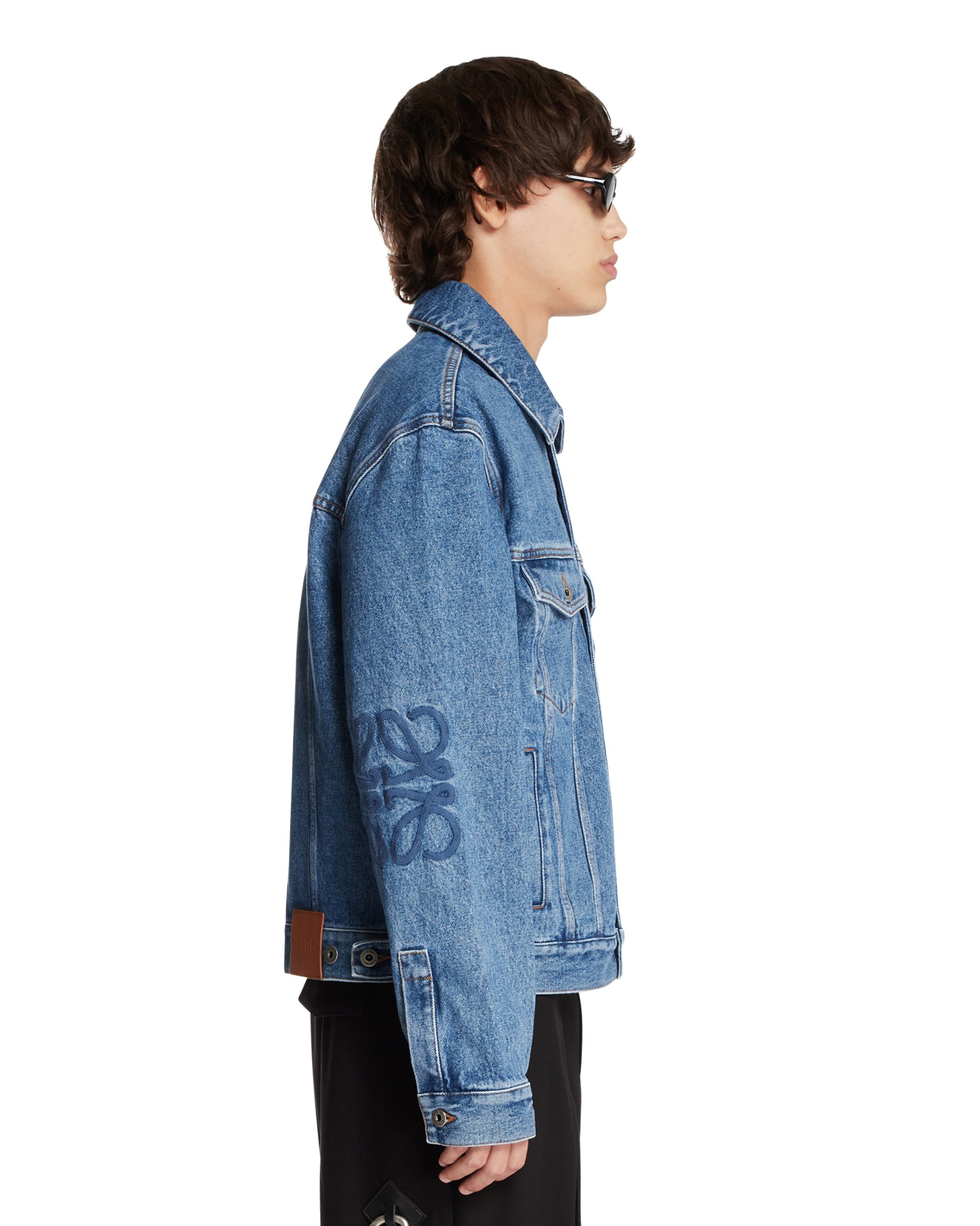 Blue Anagram Denim Jacket - 5