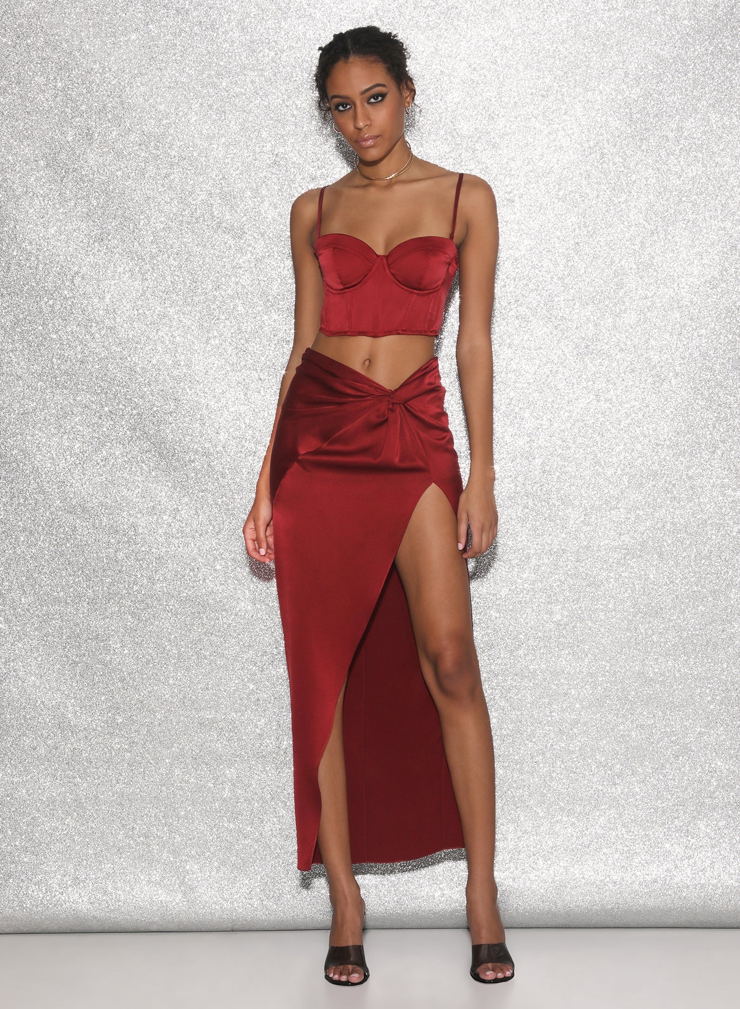 Silk Twist Knot Skirt - 2