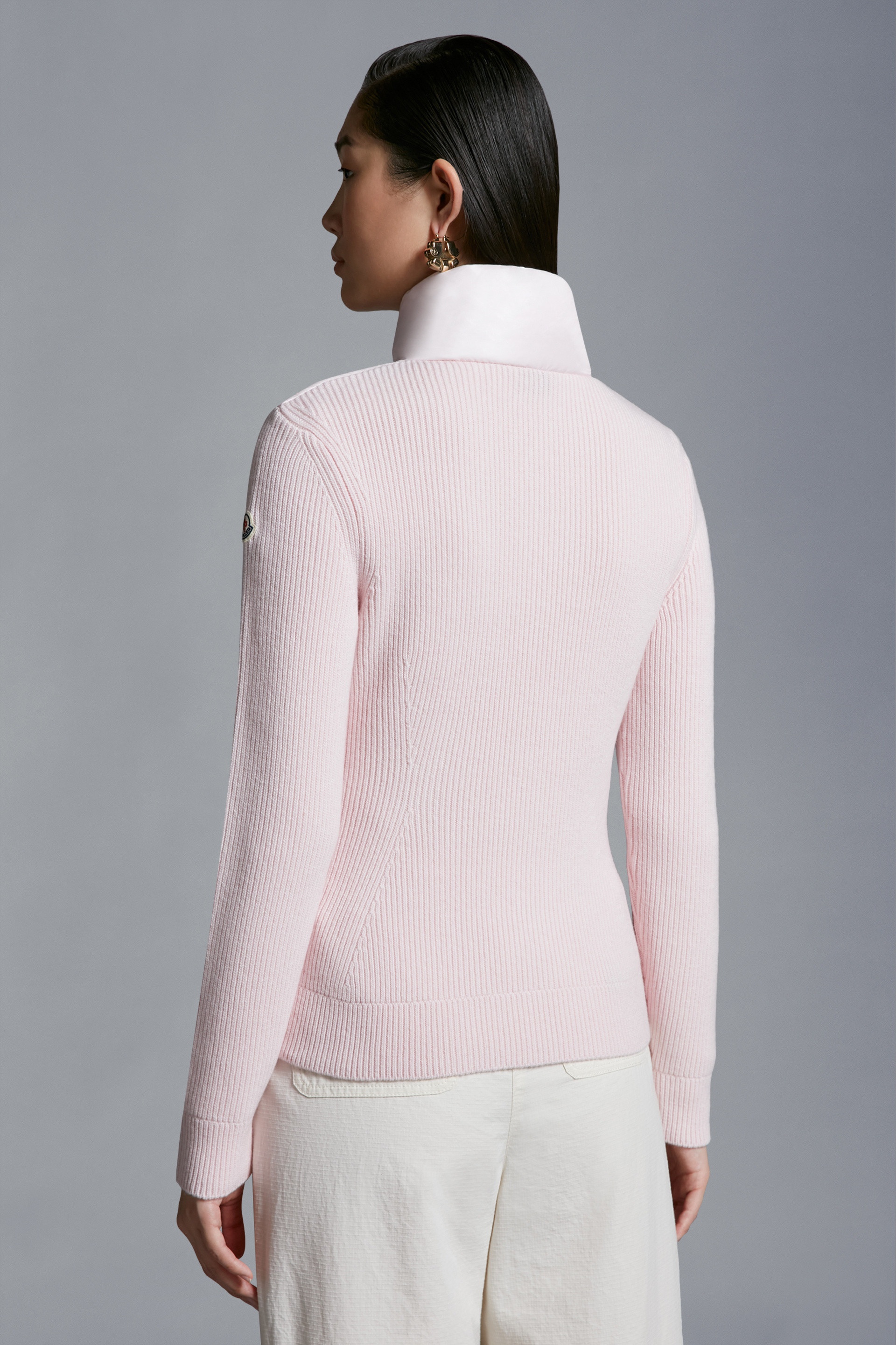 Padded Wool Cardigan - 5