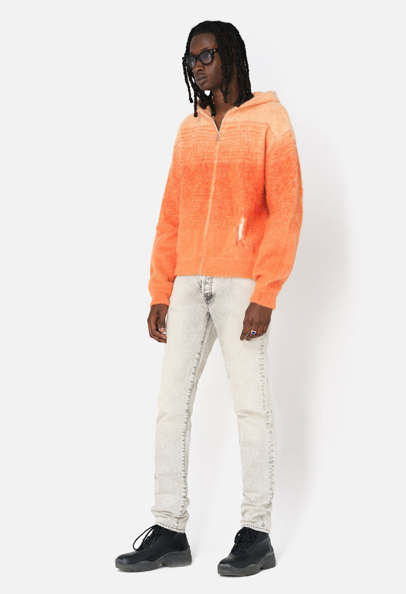 GRADIENT MOHAIR FULL-ZIP 4