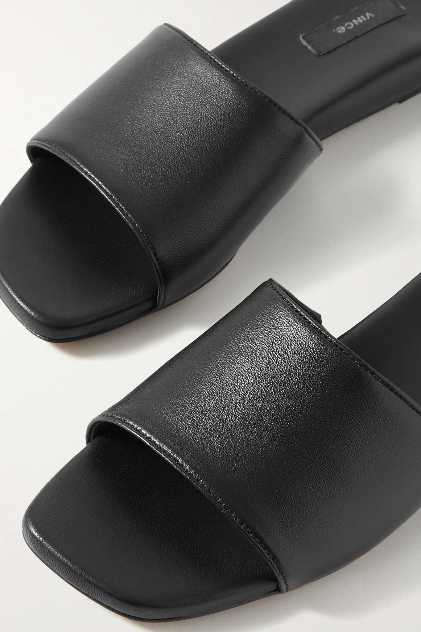 Garth leather slides - 4