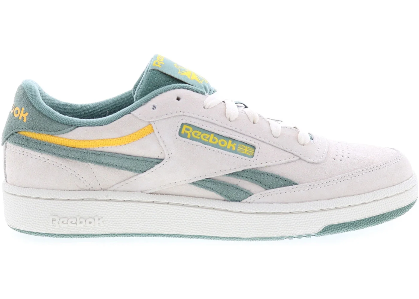 Reebok Club C 복수 Trek 녹색 고전적인 노란색 뼈 - 1