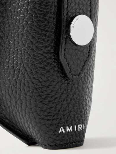 AMIRI Full-Grain Leather Hand Sanitiser Pouch Key Fob outlook