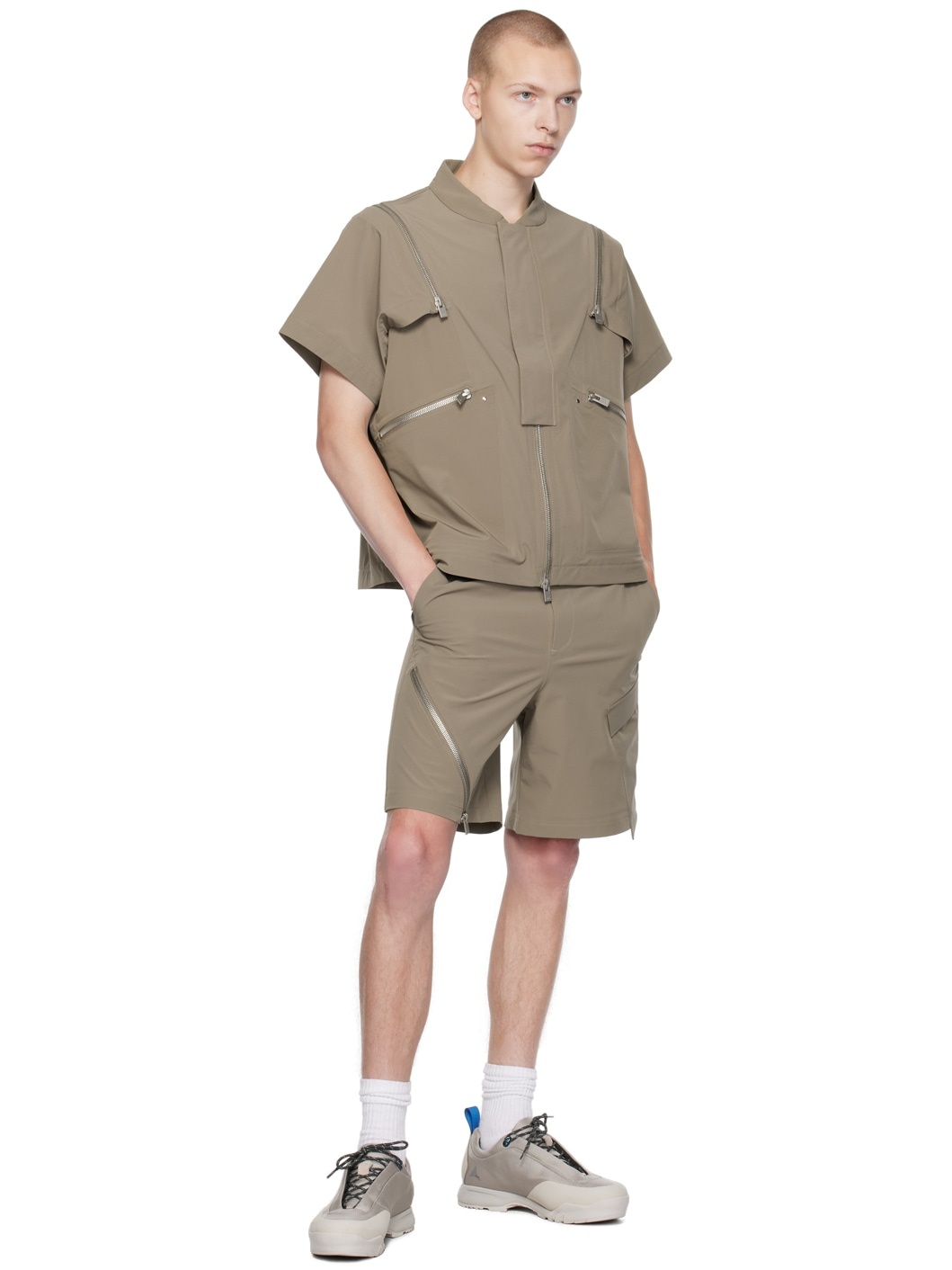 Khaki Anophyte Technical Vest - 5