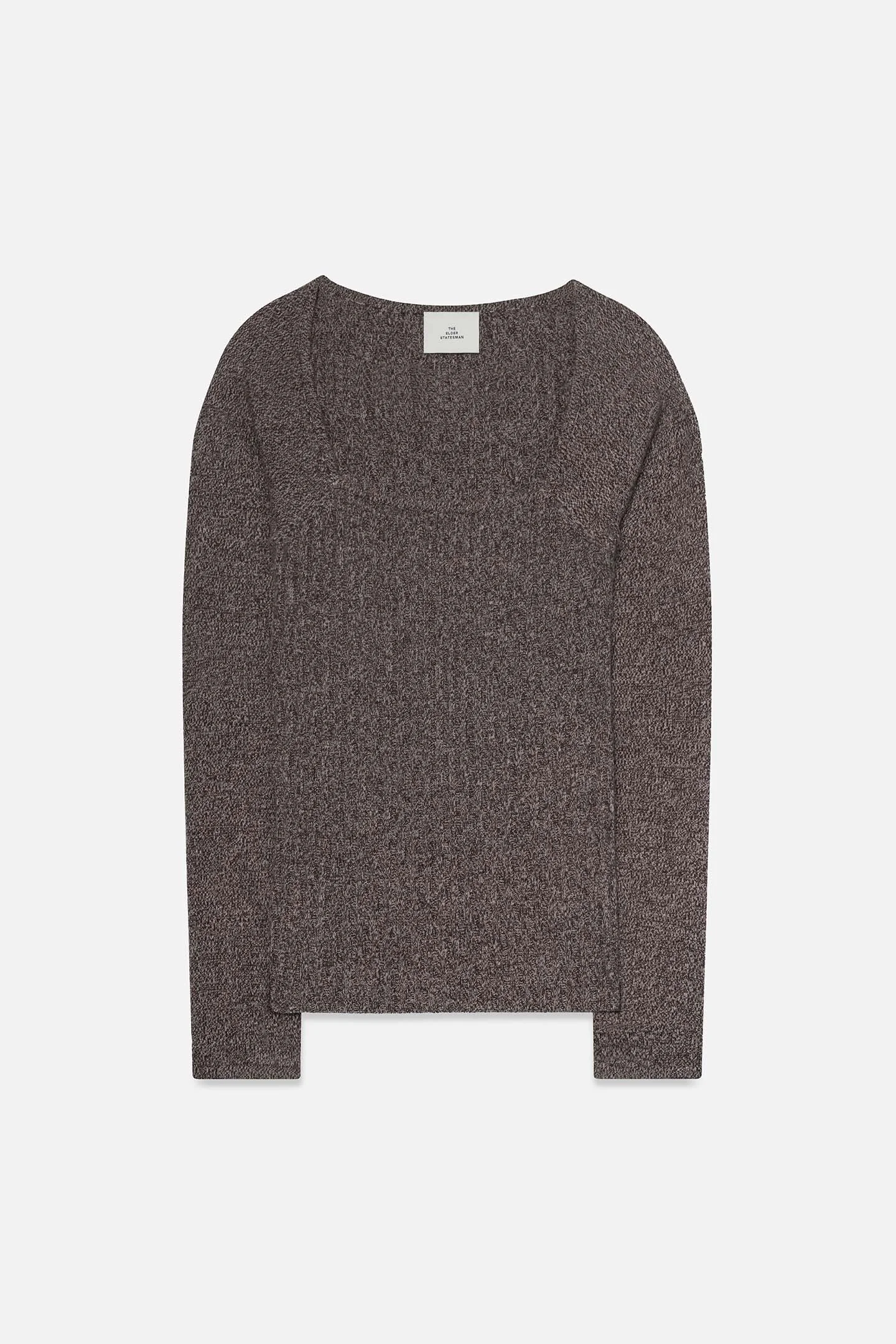SUPERLIGHT MARL MIX STITCH TOP - 1