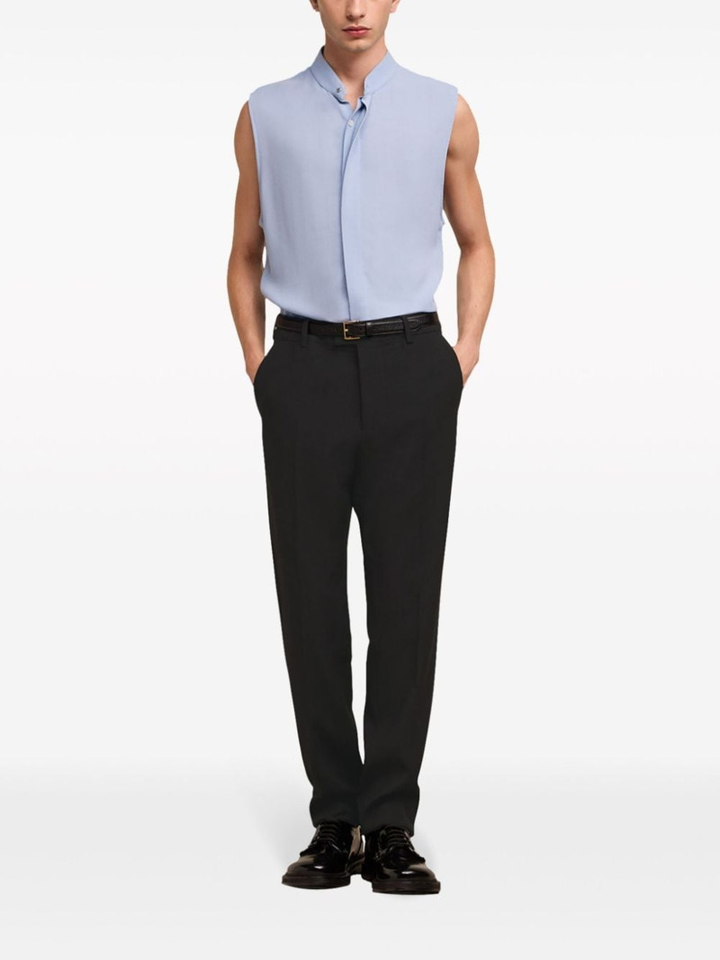 AMI Paris tailored slim-fit trousers outlook