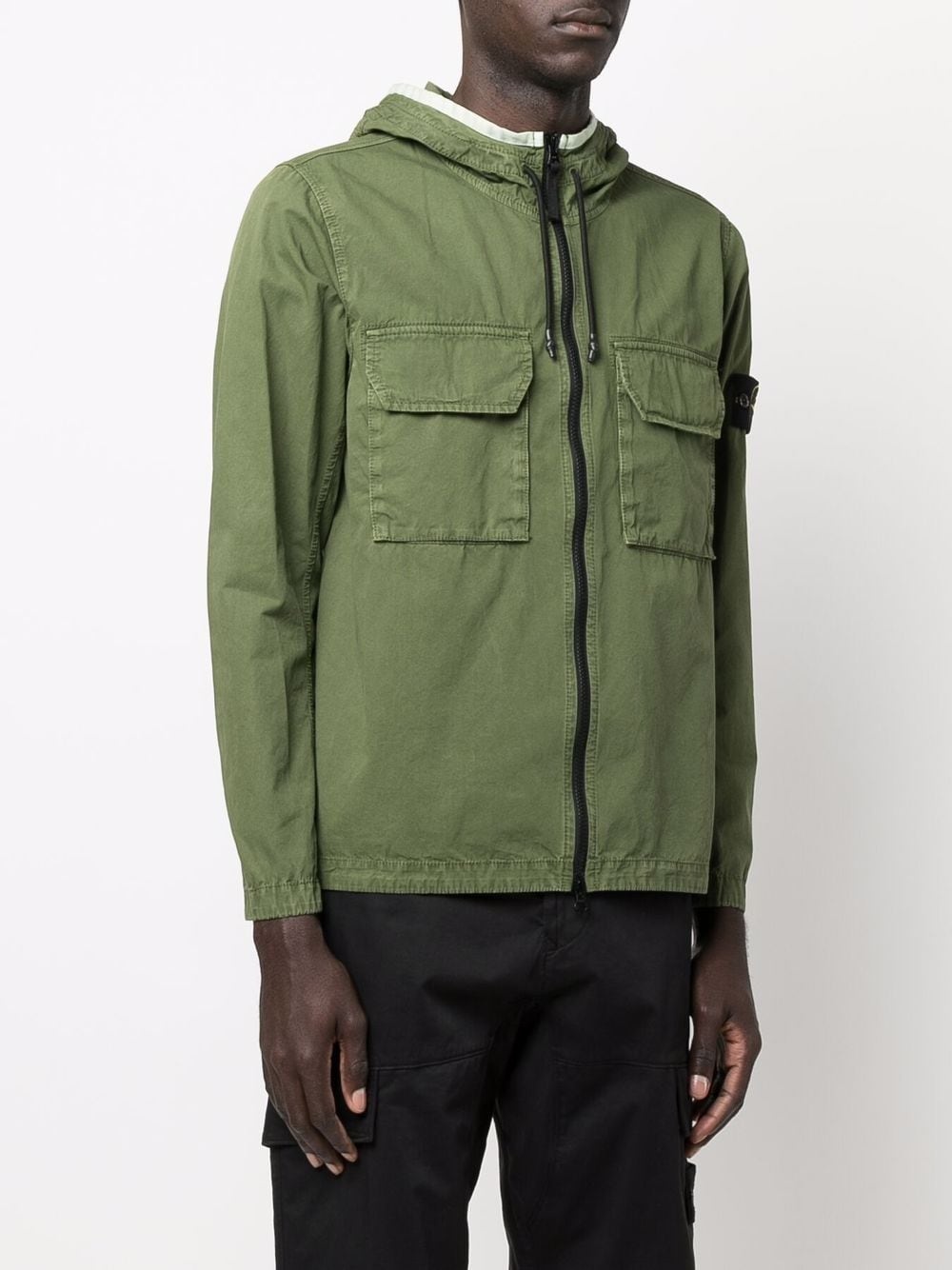 Compass-badge hooded jacket - 3