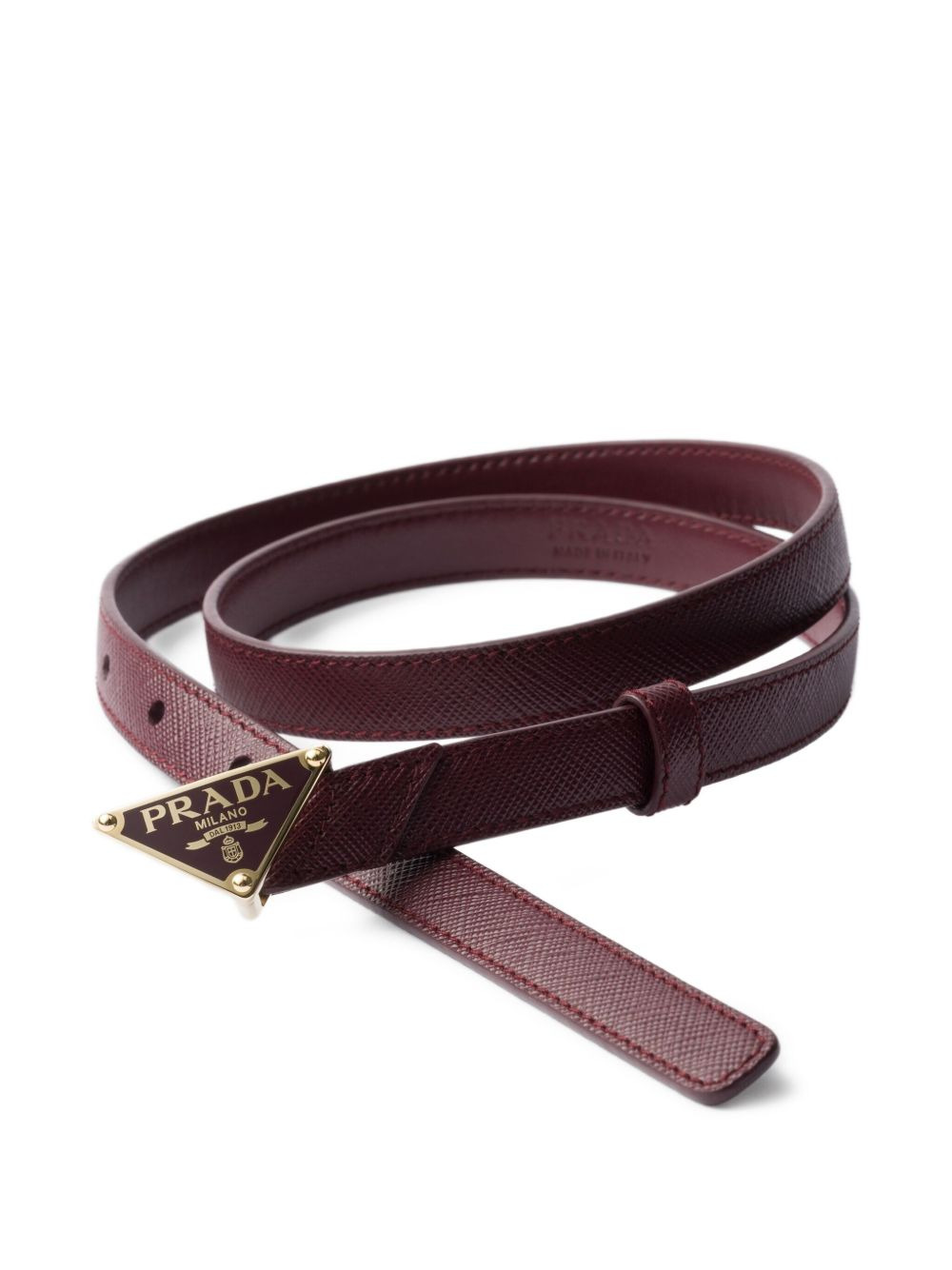 Saffiano-leather belt - 2