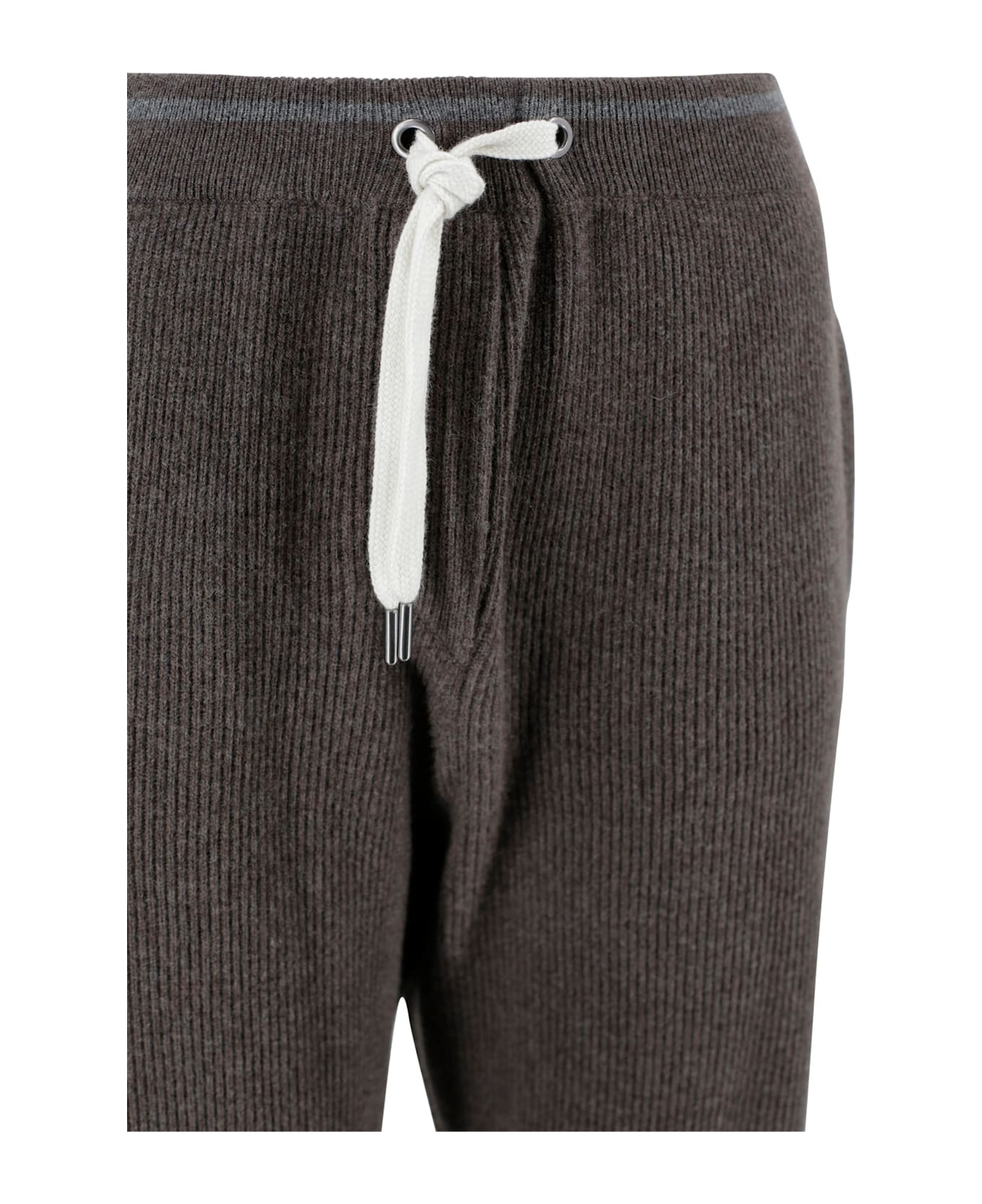 Ribbed Knit Pants - 2