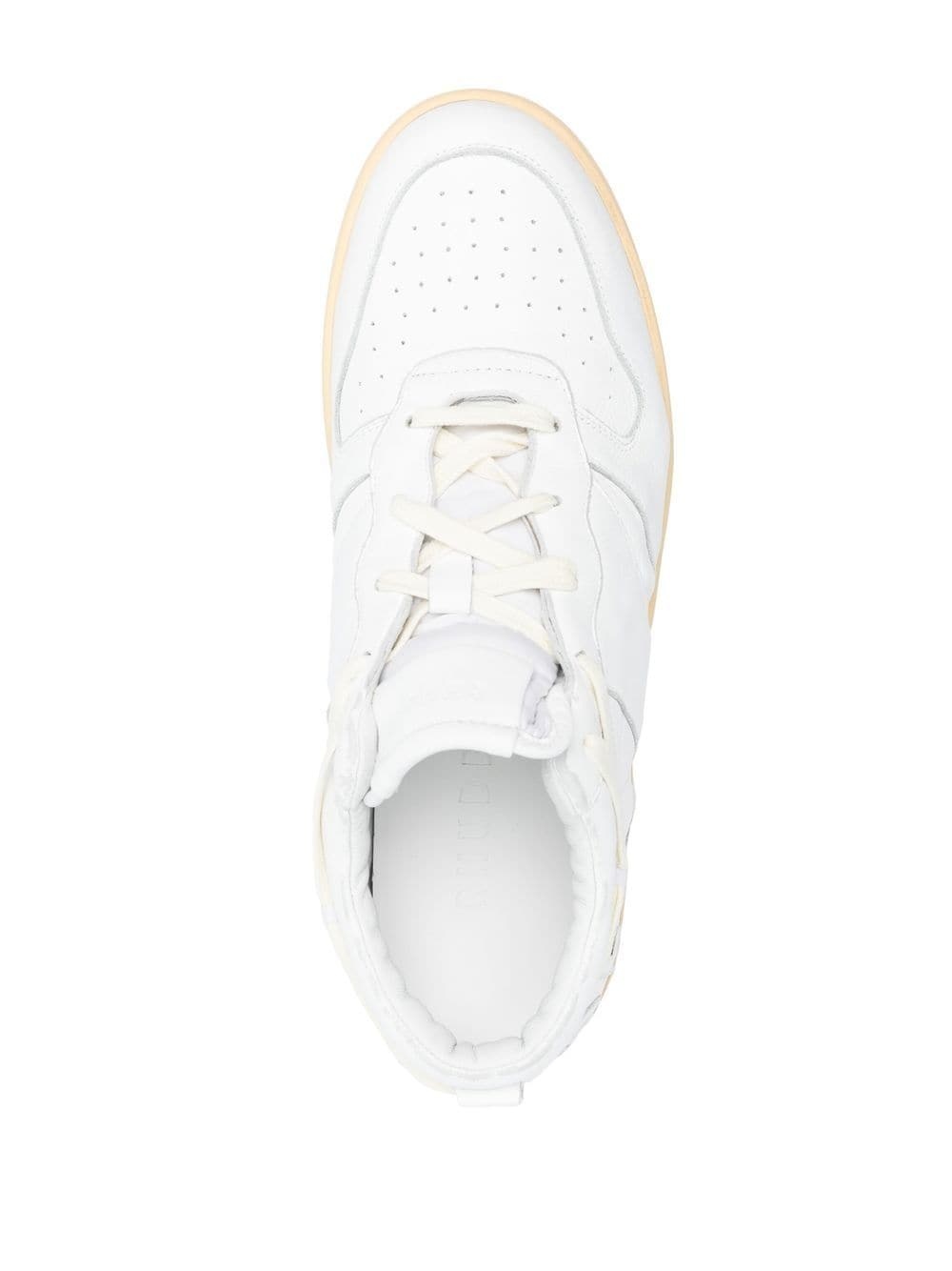 embroidered-logo low-top sneakers - 4