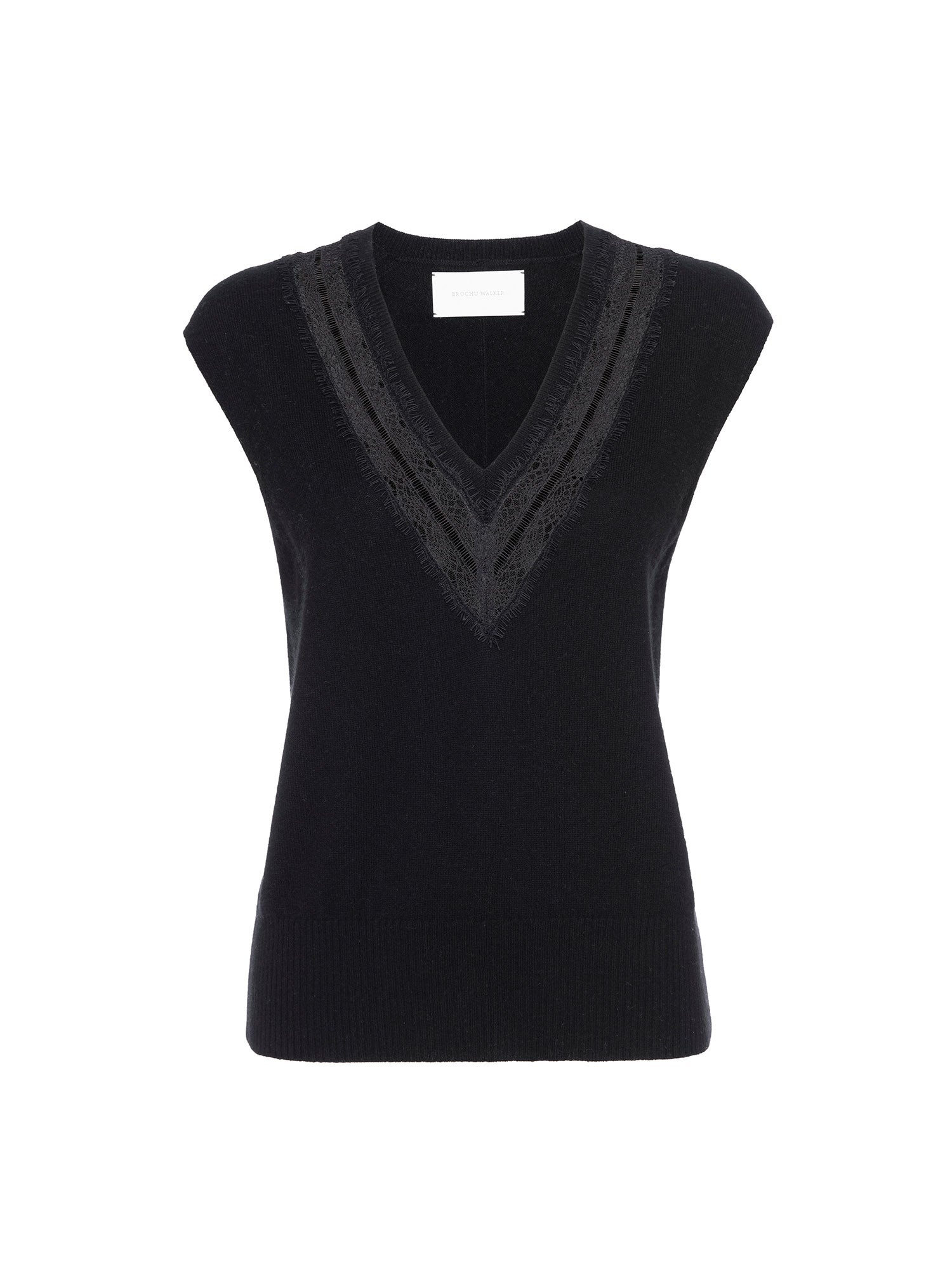 The Isla Lace V Neck Vest - 3