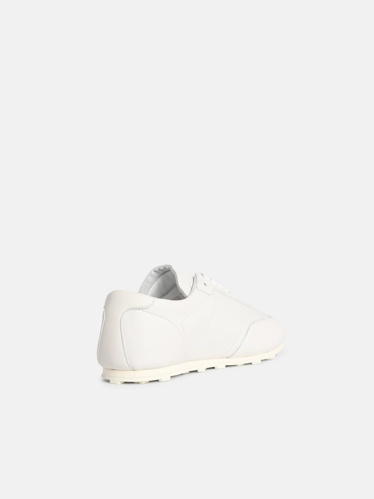 WHITE LEATHER SNEAKERS - 3