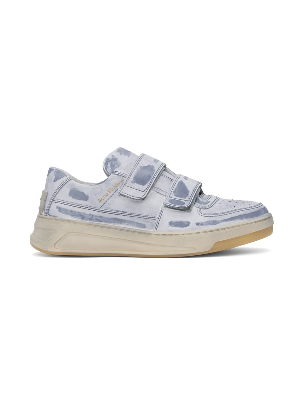 Blue Velcro Strap Sneakers - 1