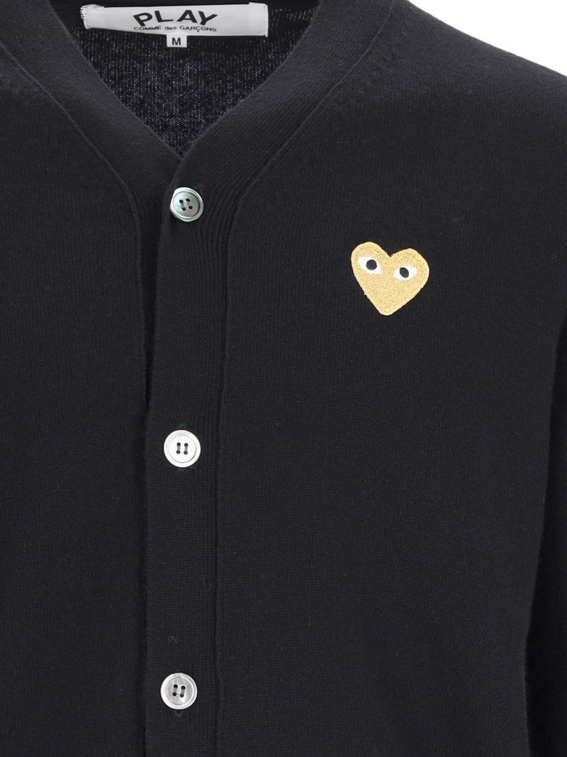 Comme des Garçons PLAY LOGO CARDIGAN outlook