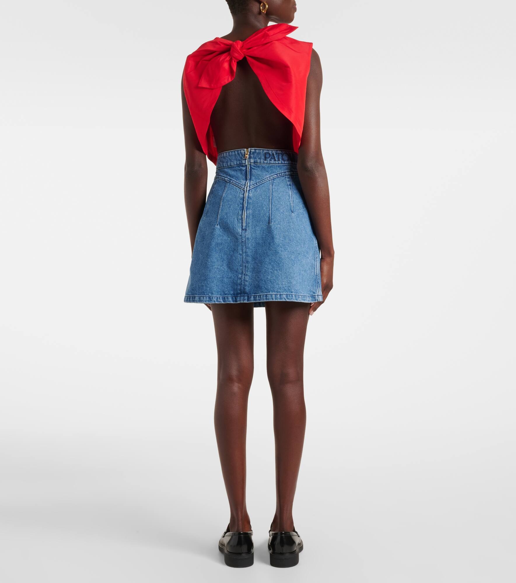 Cotton miniskirt - 3