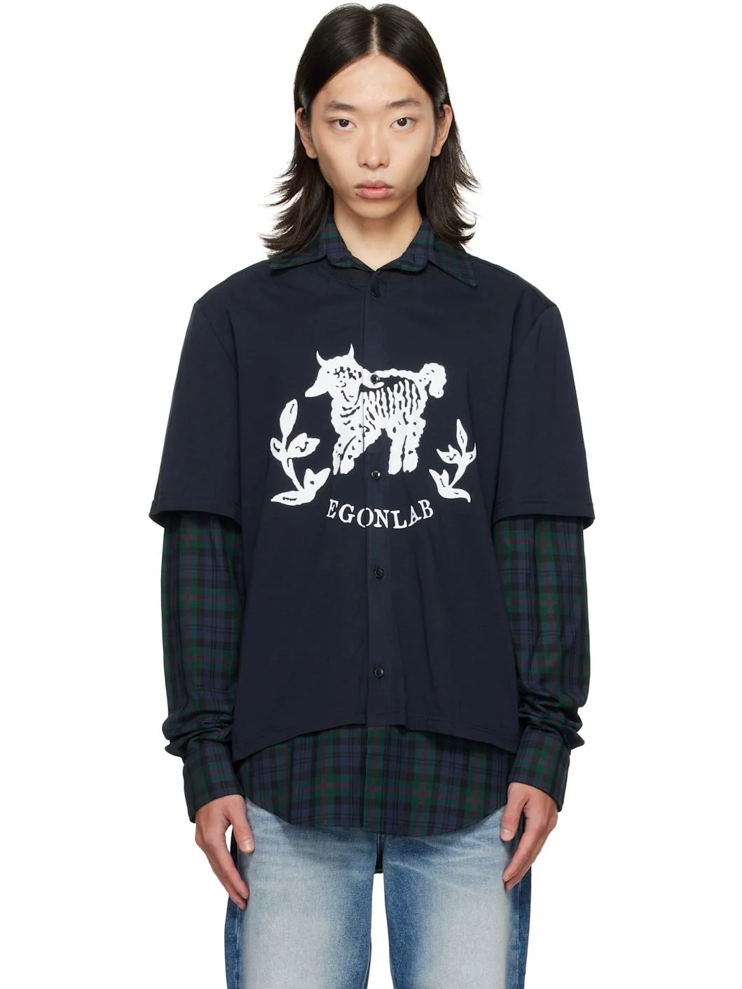 Navy Moutono Shirt - 1