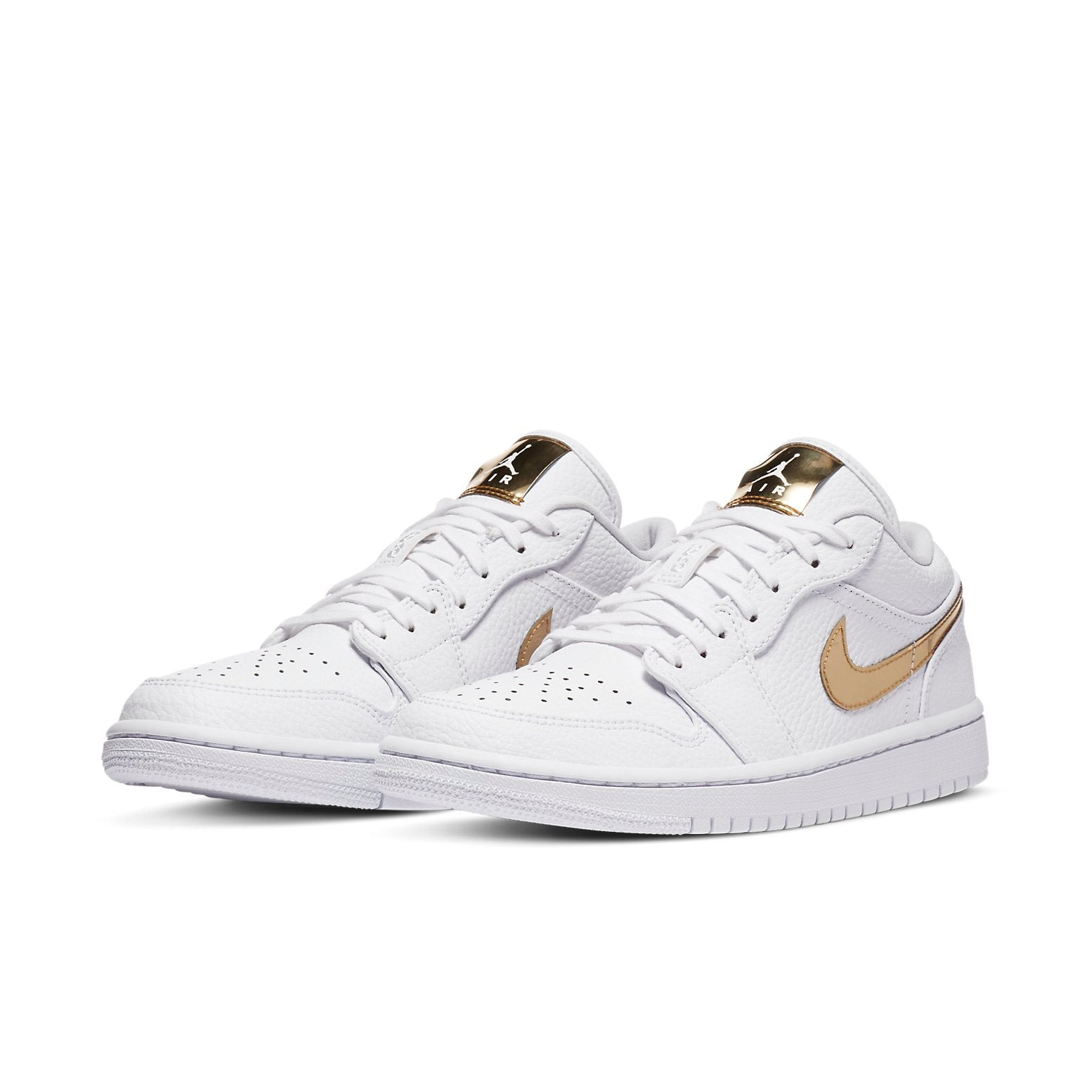 (WMNS) Air Jordan 1 Retro Low 'White Metallic Gold' CZ4776-100 - 3