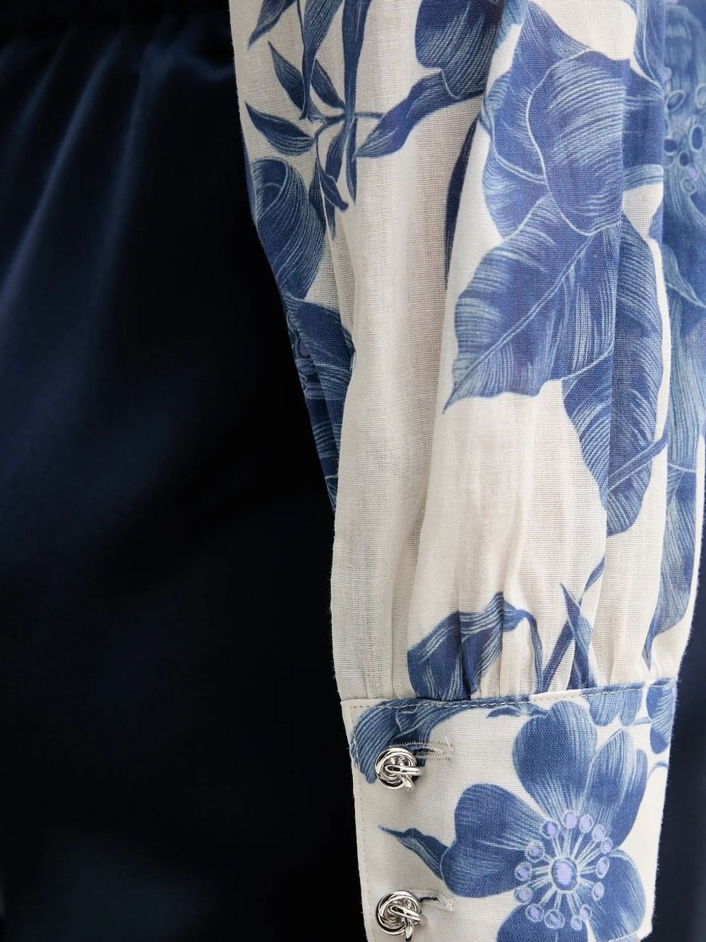 floral-print button-fastening shirt - 3