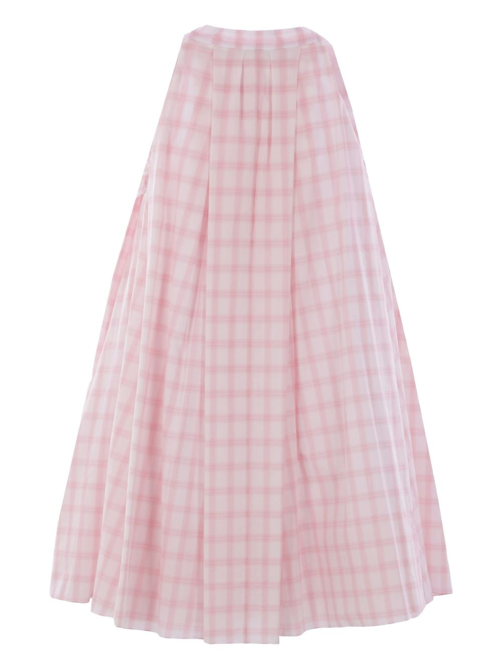 checked midi dress - 2