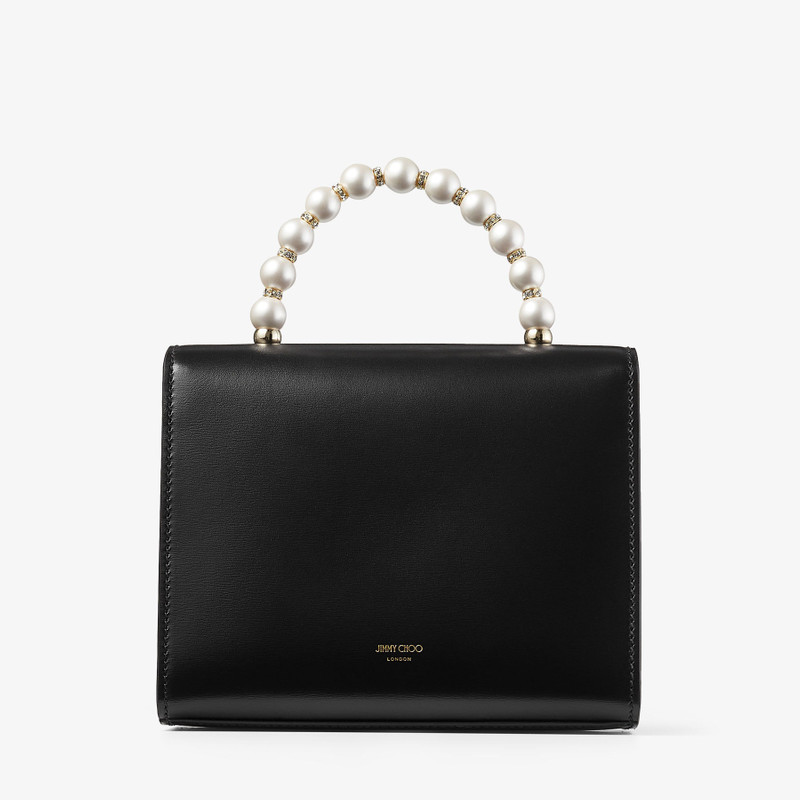 Avenue Top Handle/S
Black Box Leather Top Handle Bag with Pearls 6