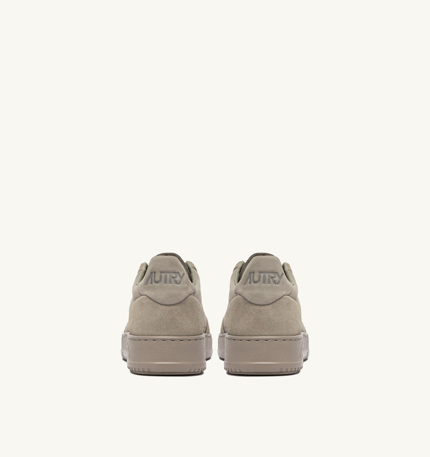 MEDALIST LOW SNEAKERS IN LONDON FOG NUBUCK LEATHER AND SUEDE - 3