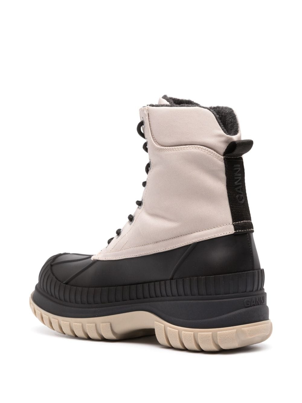 lace-up snow boots - 3