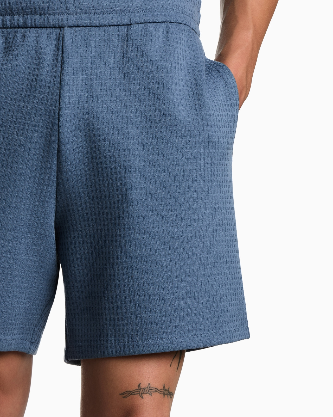 ASV LYOCELL-BLEND JACQUARD JERSEY BERMUDA SHORTS - 5