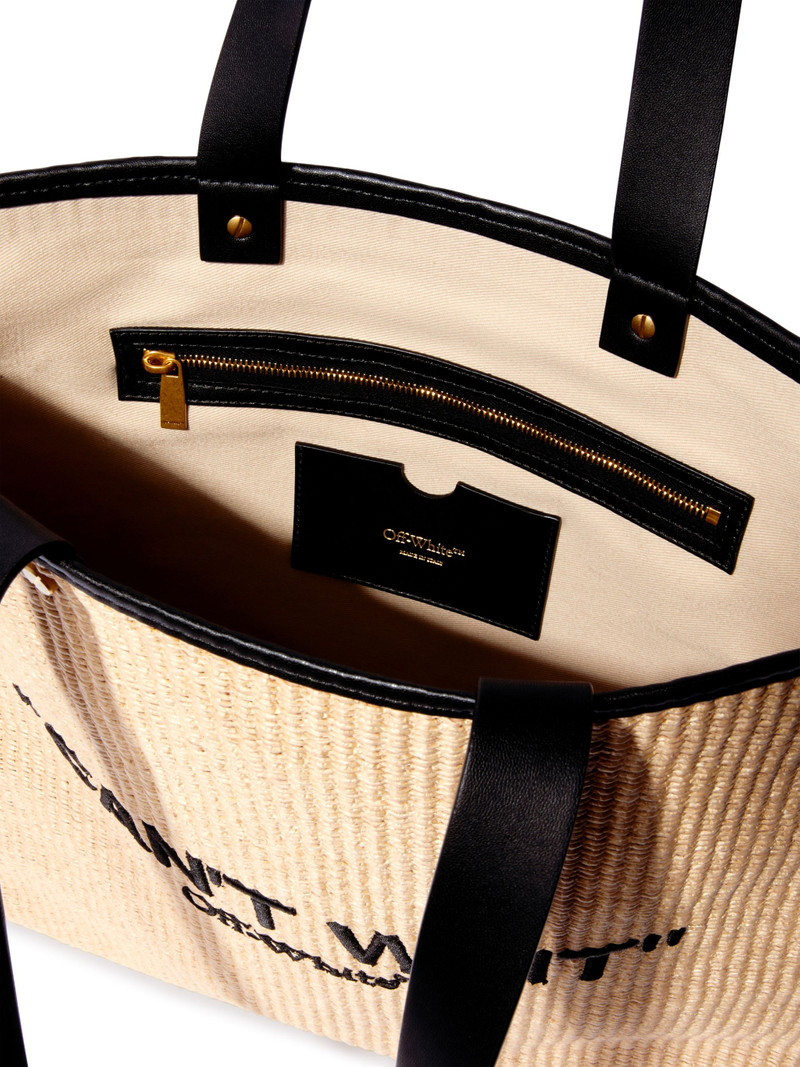 Quote Rafia Tote Bag 5