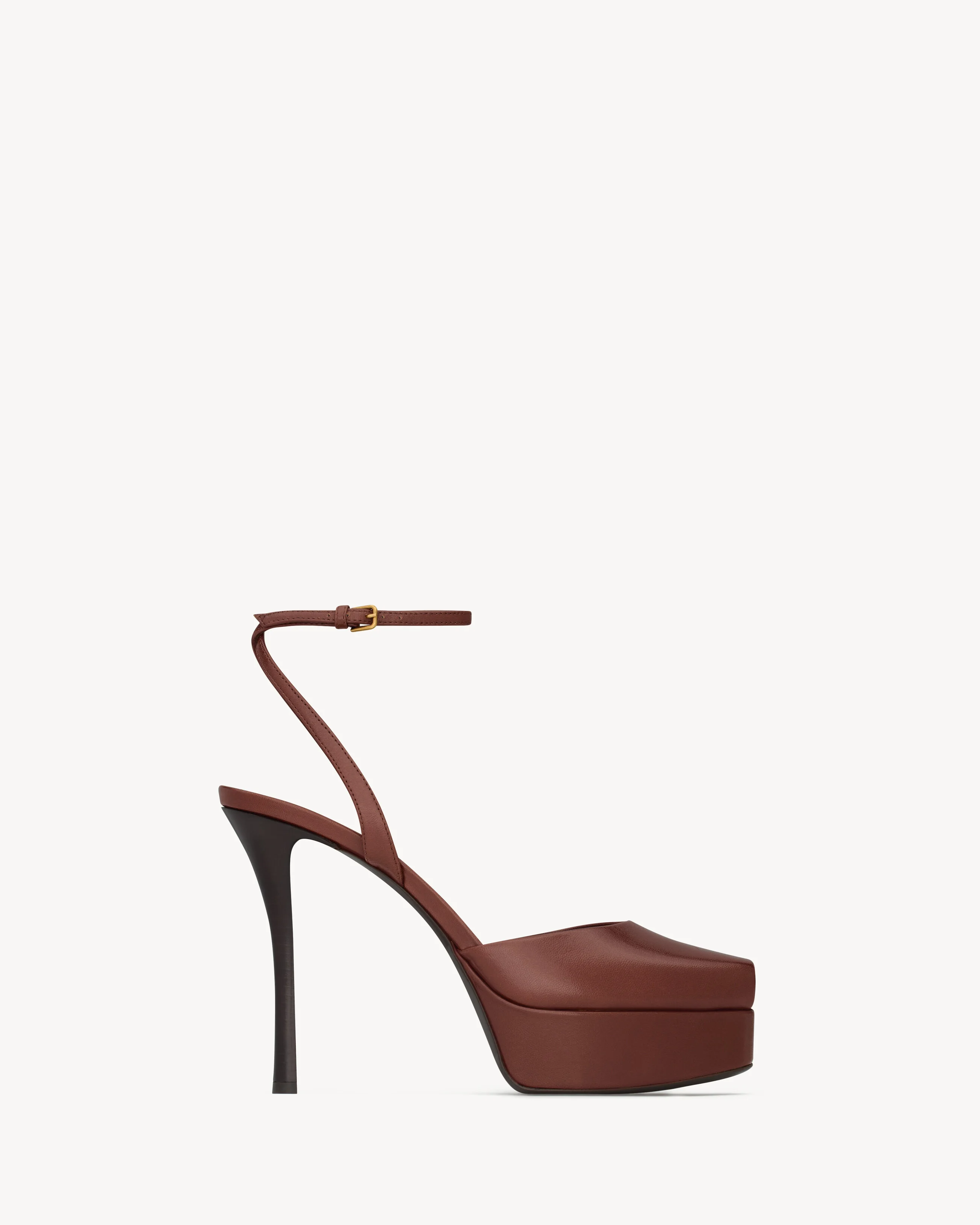 LA SCANDALE PLATFORM SANDALS IN SMOOTH LEATHER - 1