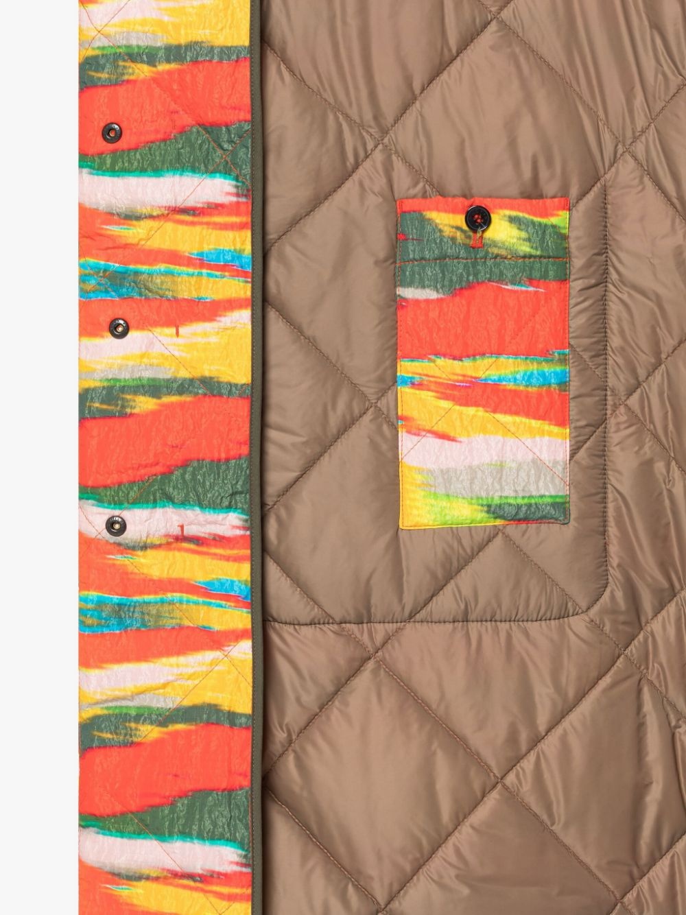 KENNA POP CAMO NYLON QUILTED COAT - 6