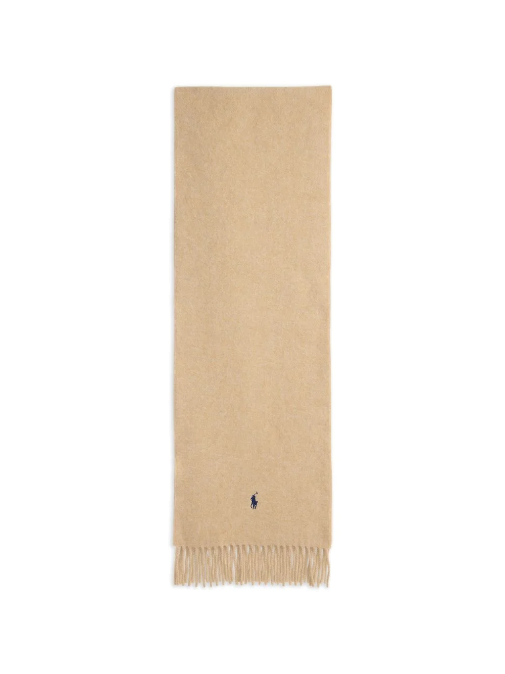 fringed-trim embroidered scarf - 1