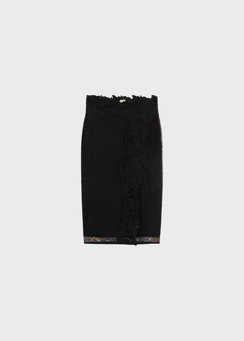 CHANTILLY LACE SKIRT WITH MACRAMÉ 1