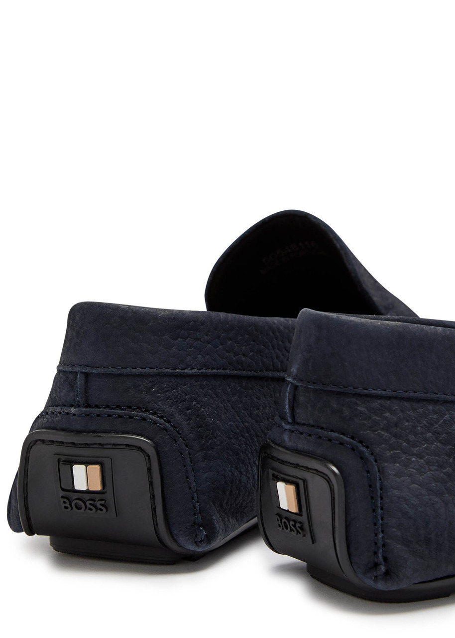 Boss Noel Peppled Nubuck Loafers - 4