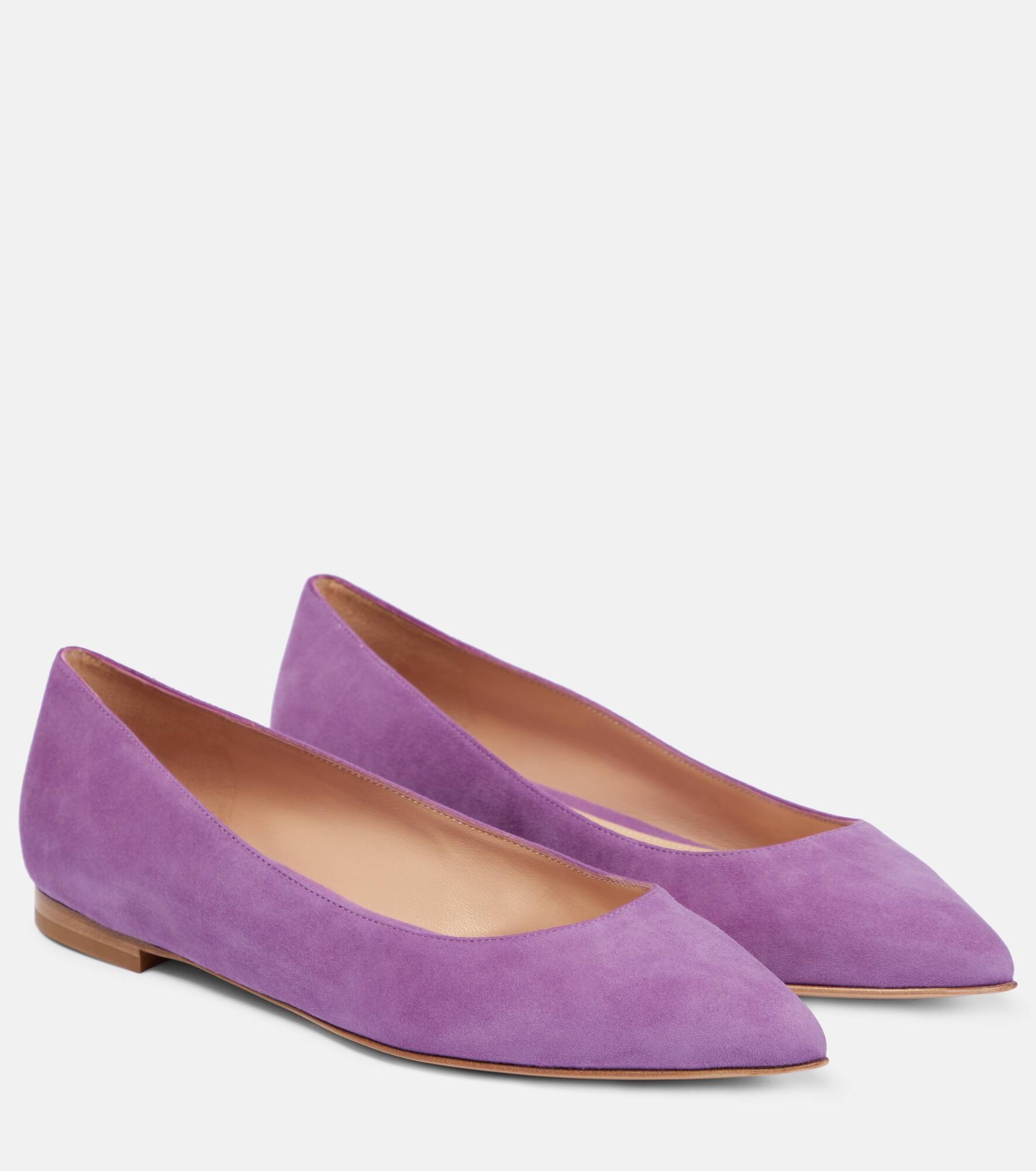 Gianvito suede ballet flats - 1