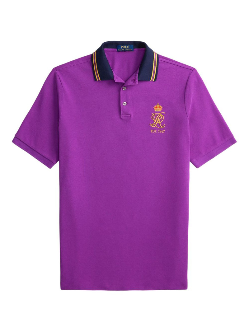 Embroidered polo shirt 1