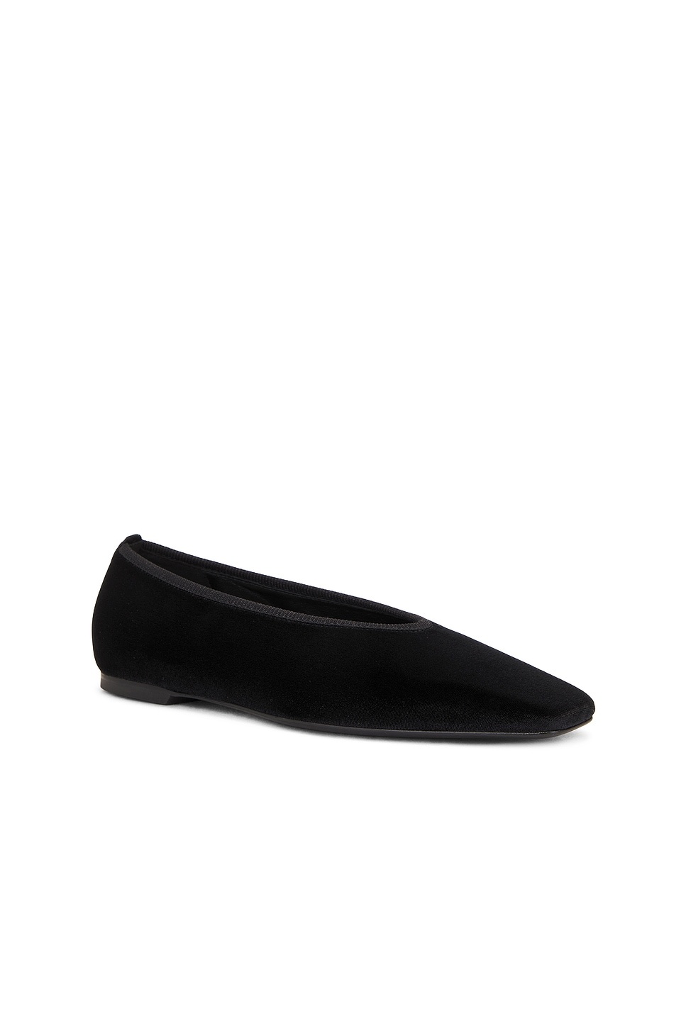 Minimalist Velvet Ballerina Flat - 2