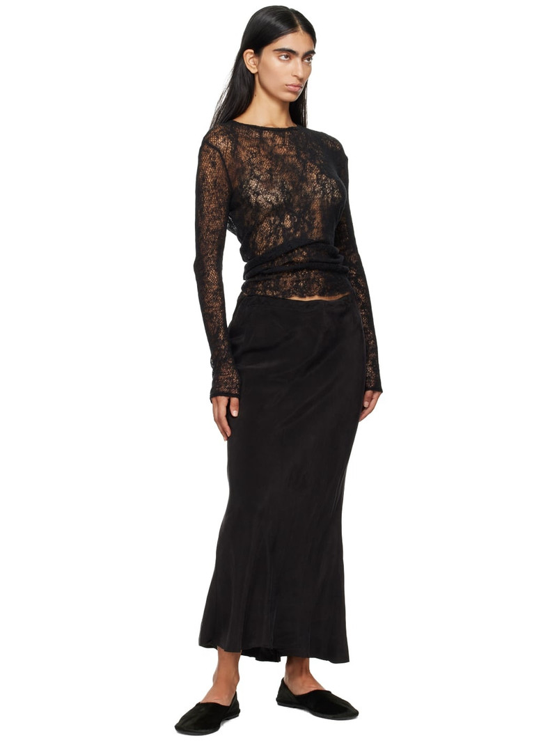 GABRIELA COLL GARMENTS Black No.290 Midi Skirt outlook