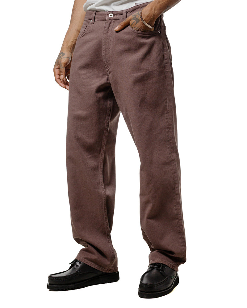 NORSE PROJECTS Mogens Relaxed 5 Pocket Heavy Twill Seal Brown outlook